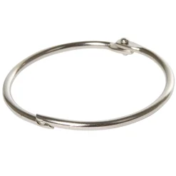 Anneau rideau de douche rond en métal x12