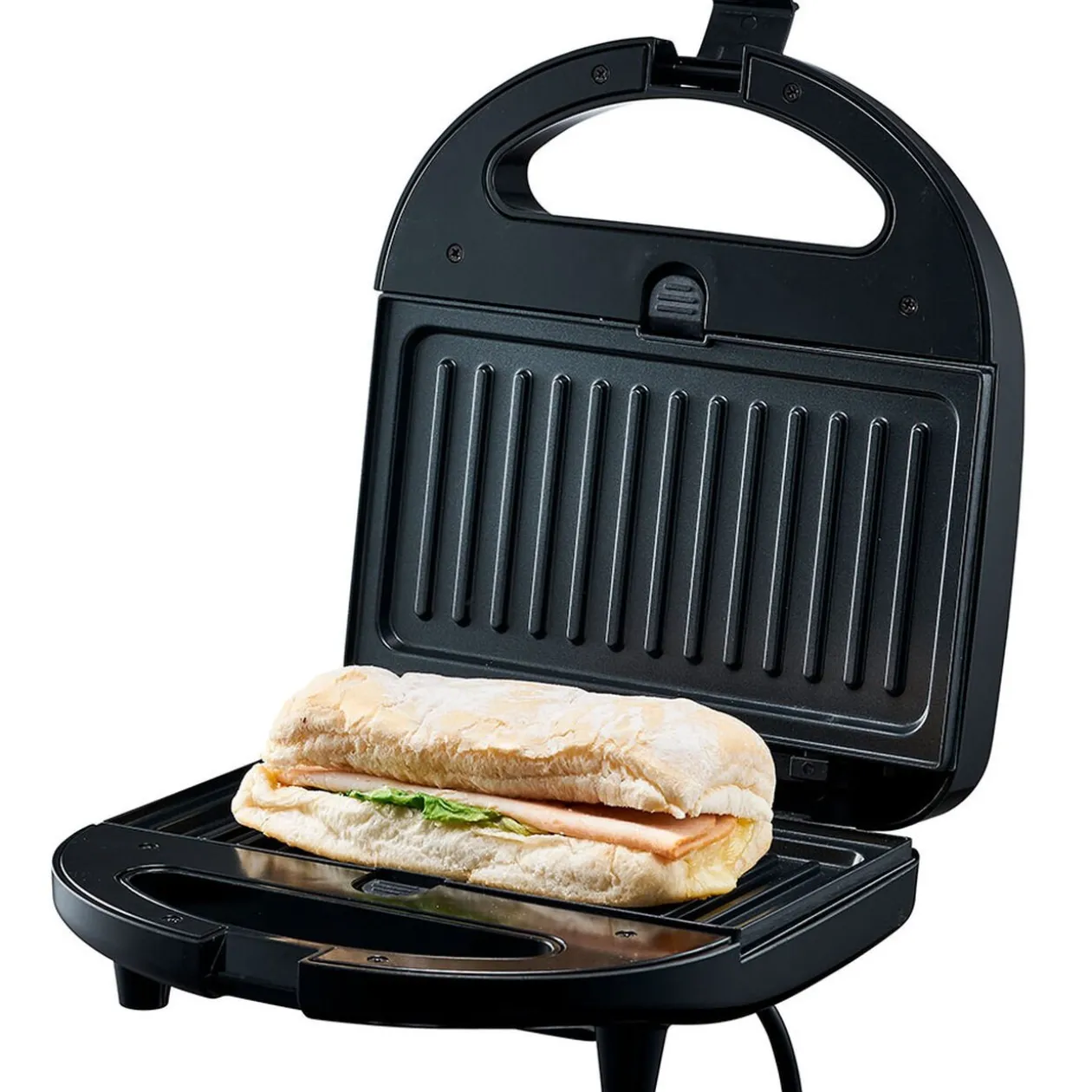 Appareil à gaufres et sandwichs Homday noir 750W