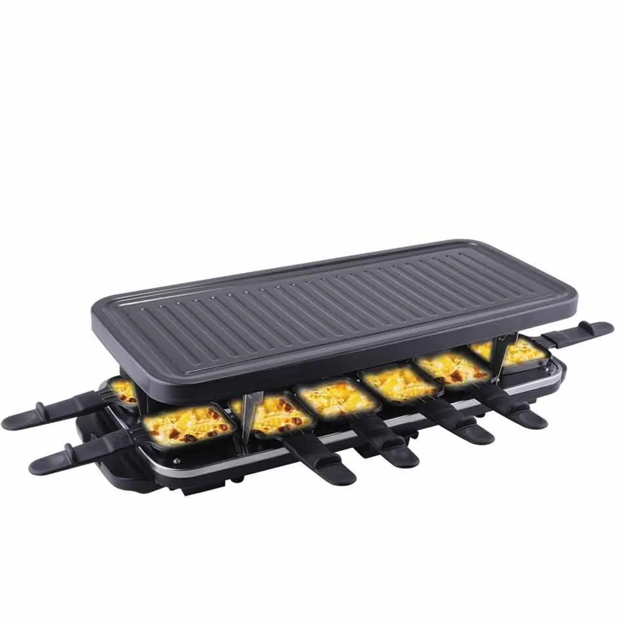 Appareil à raclette XXL grill Homday noir 12 personnes