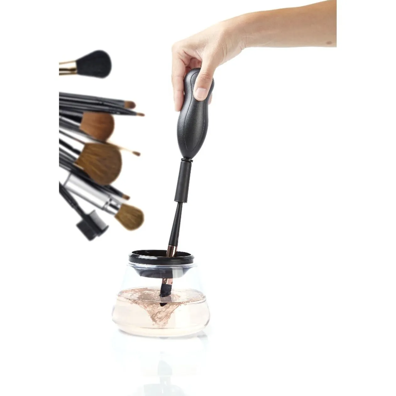 Appareil de nettoyage et séchage pour pinceaux maquillage