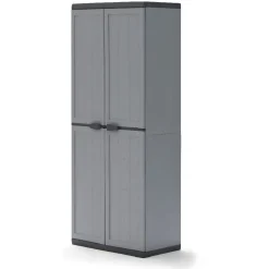 Armoire de rangement en plastique kis jolly gris