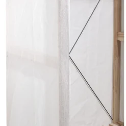 Armoire dressing en bois et housse coton