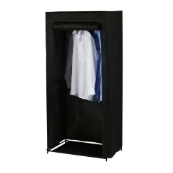 Armoire penderie en tissu noir