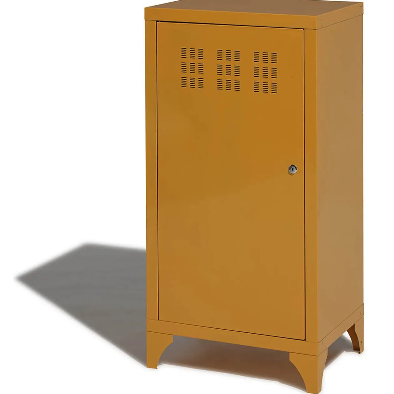 Armoire Pittsburgh jaune moutarde 1 porte