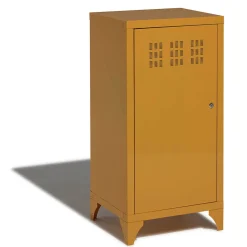 Armoire Pittsburgh jaune moutarde 1 porte