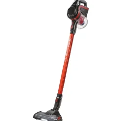 Aspirateur 2 en 1 sans fil sans sac silencieux Homday rouge