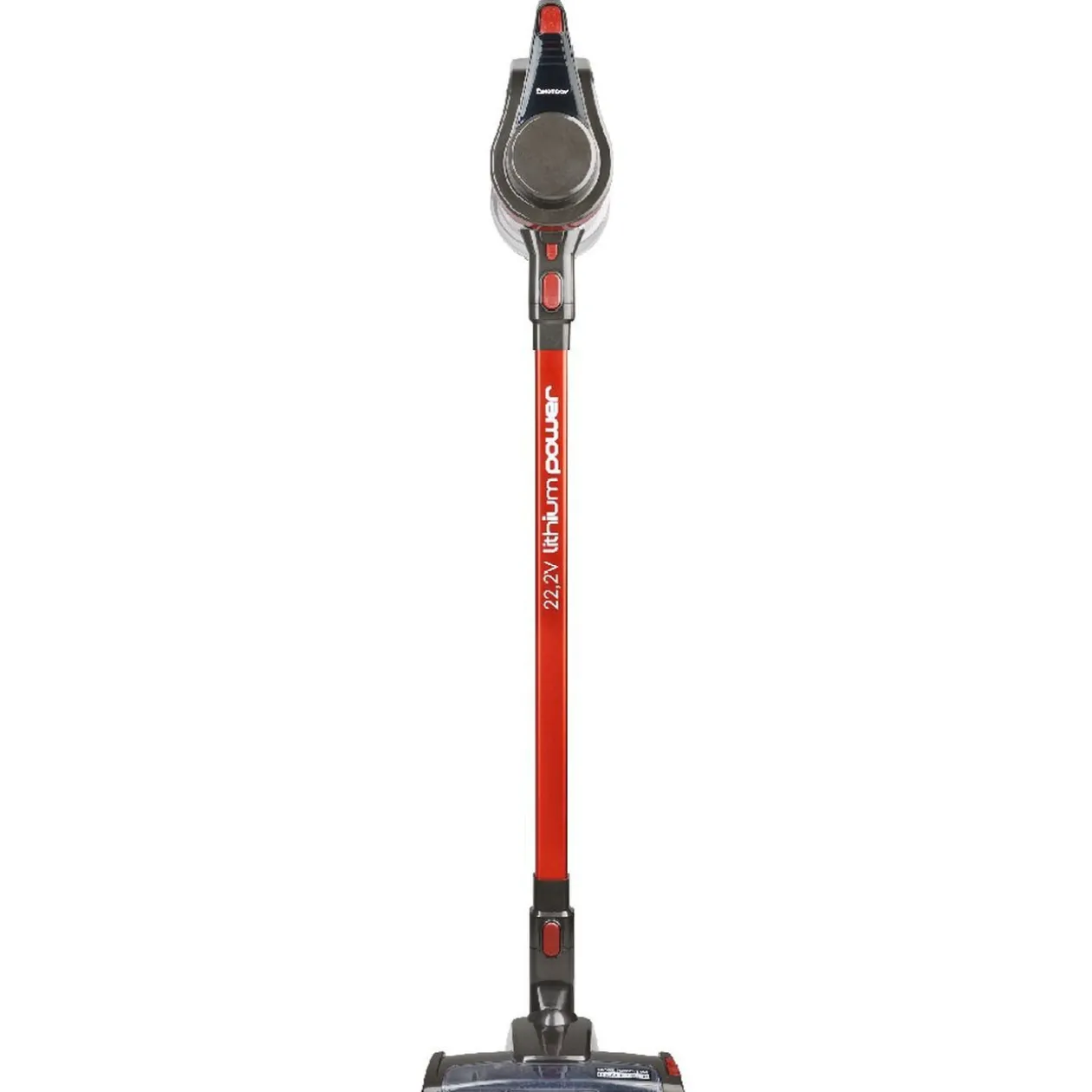 Aspirateur 2 en 1 sans fil sans sac silencieux Homday rouge