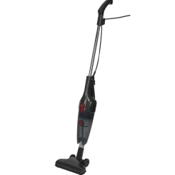 Aspirateur balai 2en1 Homday filaire noir et rouge