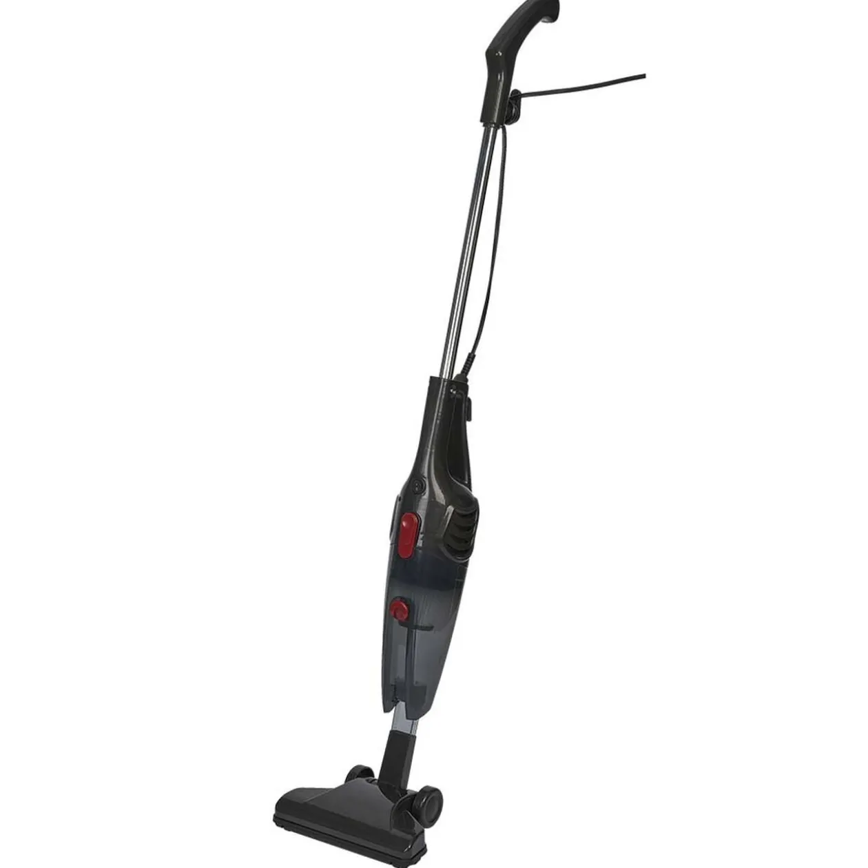 Aspirateur balai 2en1 Homday filaire noir et rouge