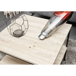 Aspirateur balai sans sac 2 en 1 gris et rouge Homday