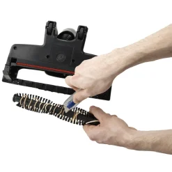 Aspirateur balai sans sac 2 en 1 gris et rouge Homday