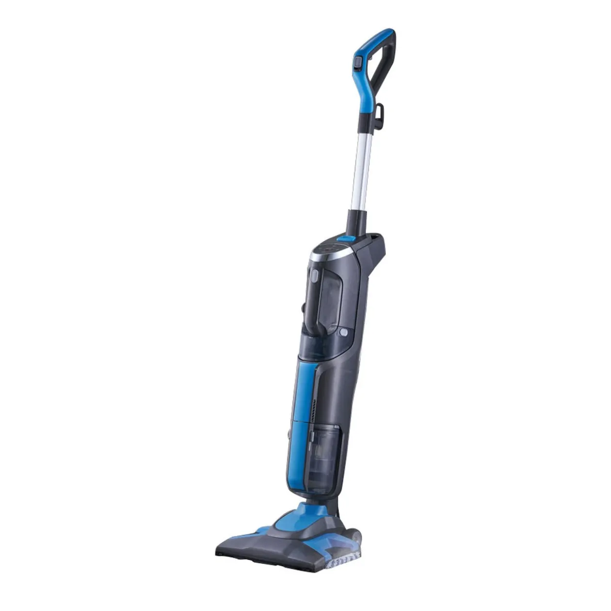 Aspirateur lavant Homday 3en1 cyclone à vapeur noir et bleu