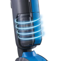 Aspirateur lavant Homday 3en1 cyclone à vapeur noir et bleu