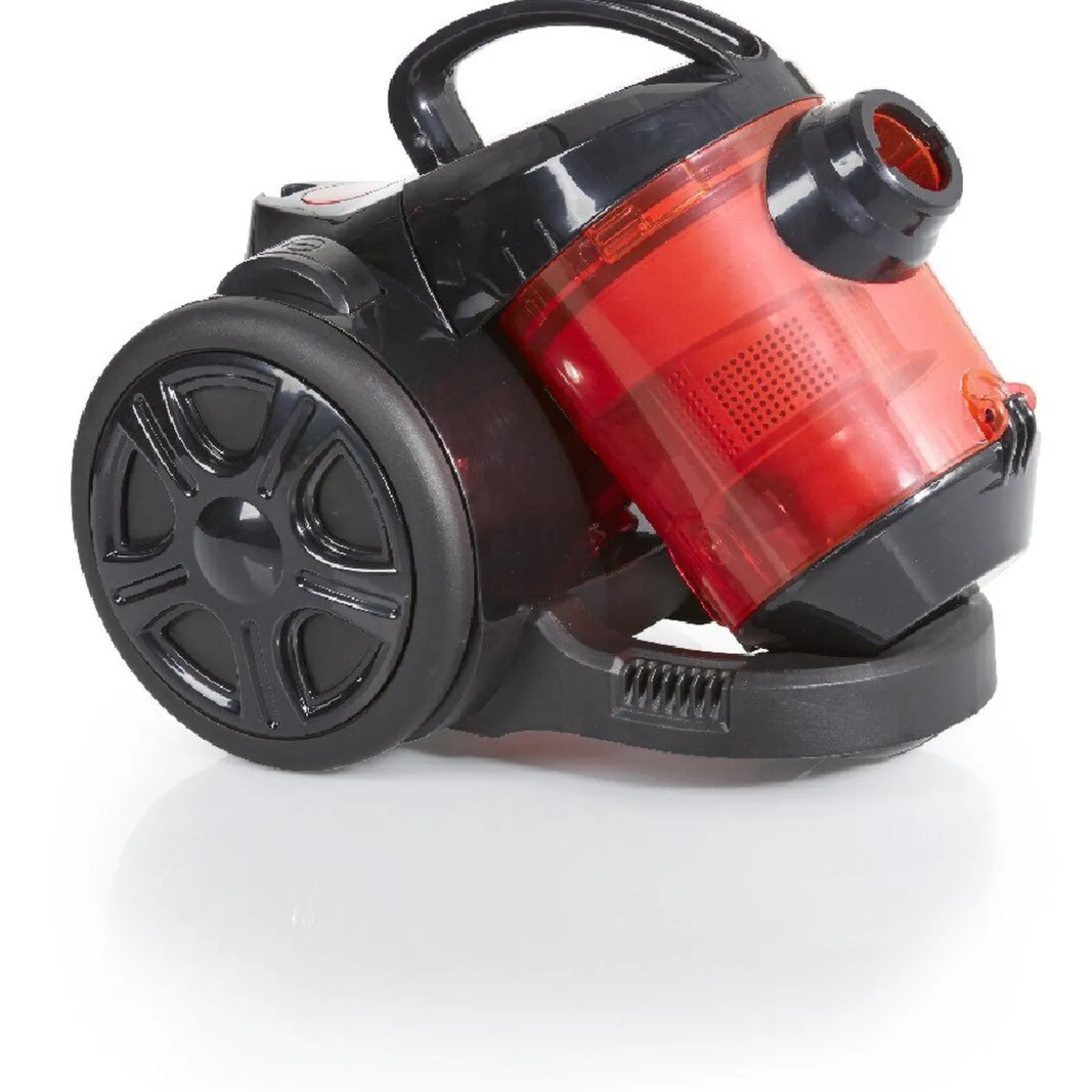 Aspirateur sans sac Homday technologie cyclonique rouge noir