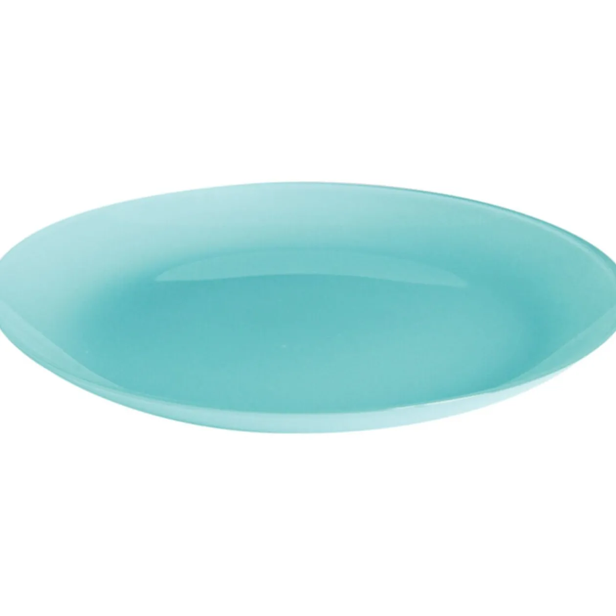 Assiette à dessert bleue