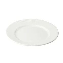 Assiette à dessert Colombe en porcelaine blanche Ø19cm