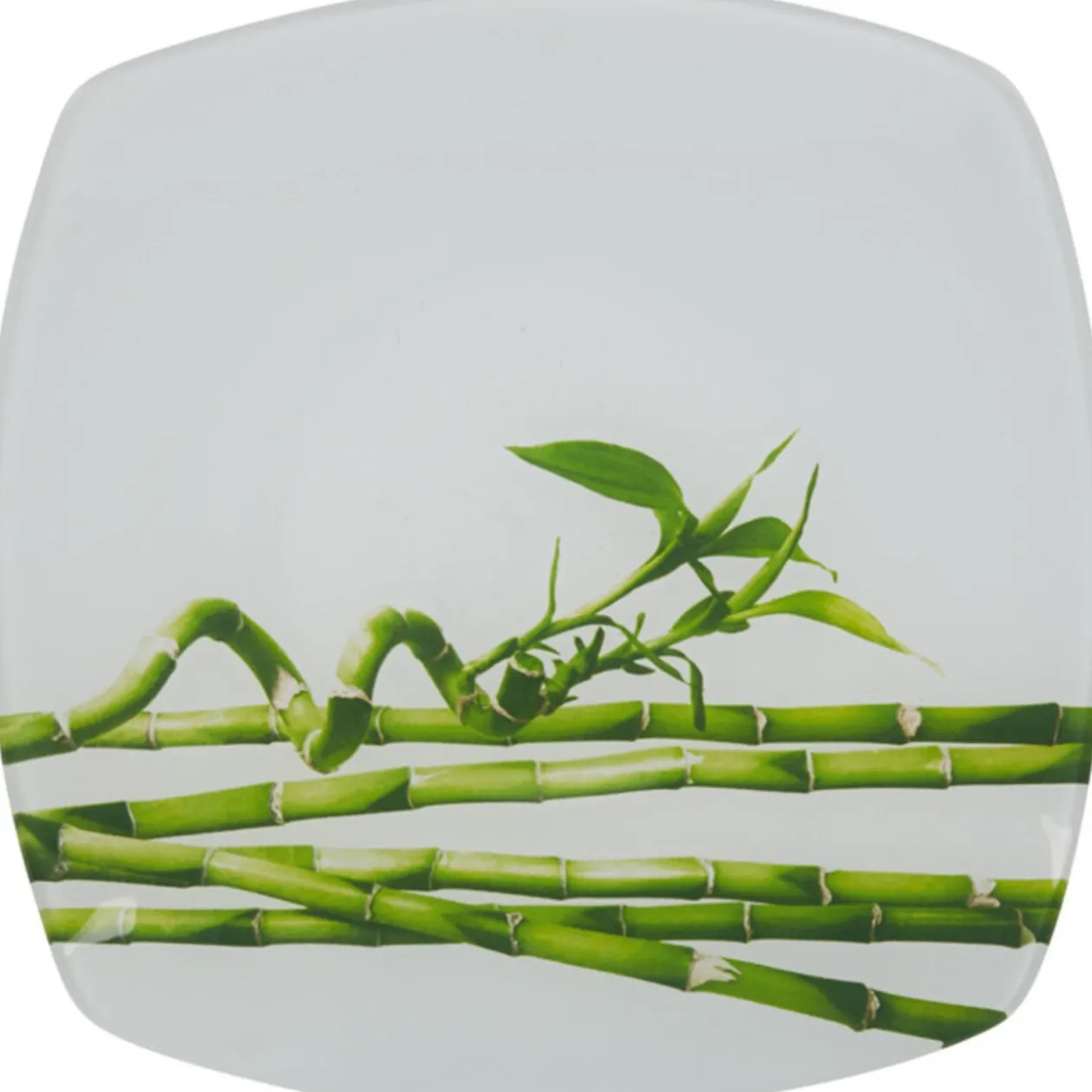 Assiette à dessert design bambou