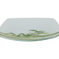 Assiette à dessert design bambou