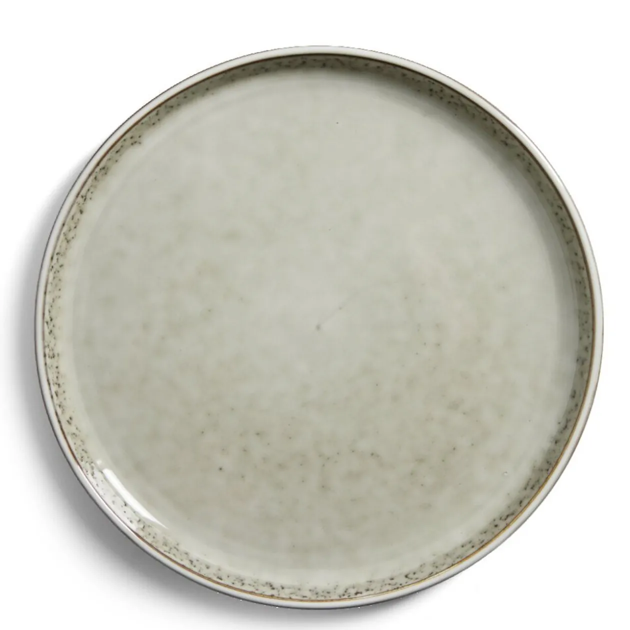 Assiette à dessert grès gris Ø21,5cm