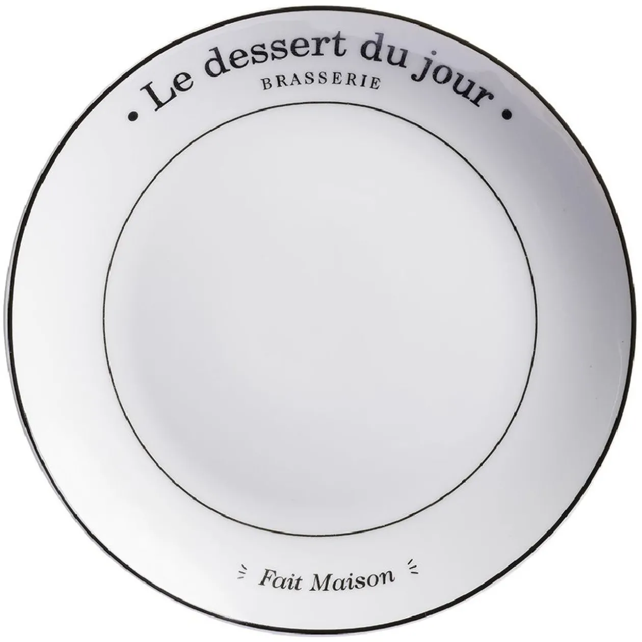 Assiette à dessert Le plat du jour