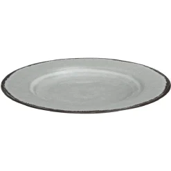 Assiette à dessert mélaminé effet craquelé