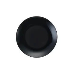 Assiette à dessert motif marbre gris