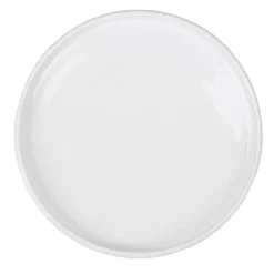 Assiette à dessert ronde blanche Terra