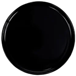 Assiette à dessert ronde Nordic porcelaine noir