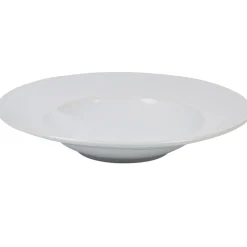 Assiette à pâtes blanche