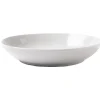Assiette à soupe ronde blanche