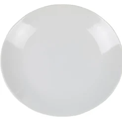 Assiette à steak blanche