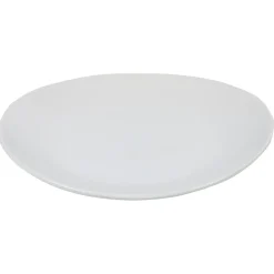 Assiette à steak blanche