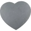Assiette ardoise en forme de coeur
