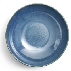 Assiette creuse Amaury faïence bleue Ø21cm