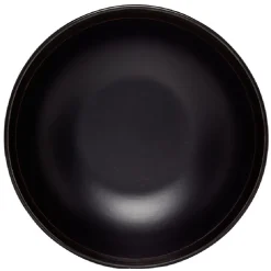 Assiette creuse en faïence avec liseré doré