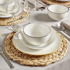 Assiette creuse porcelaine blanc Ø20cm