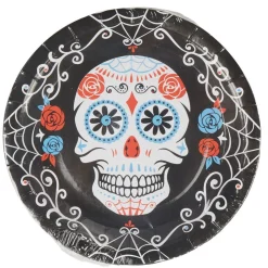 Assiette day of the dead X 8
