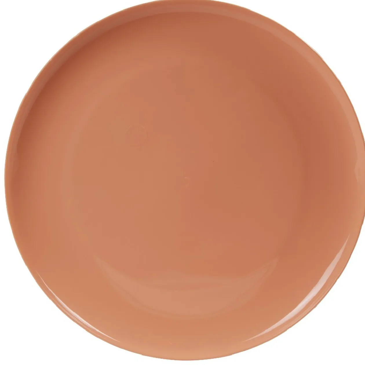 Assiette en plastique couleur unie x 4