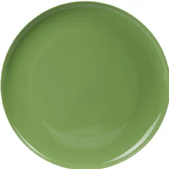 Assiette en plastique couleur unie x 4