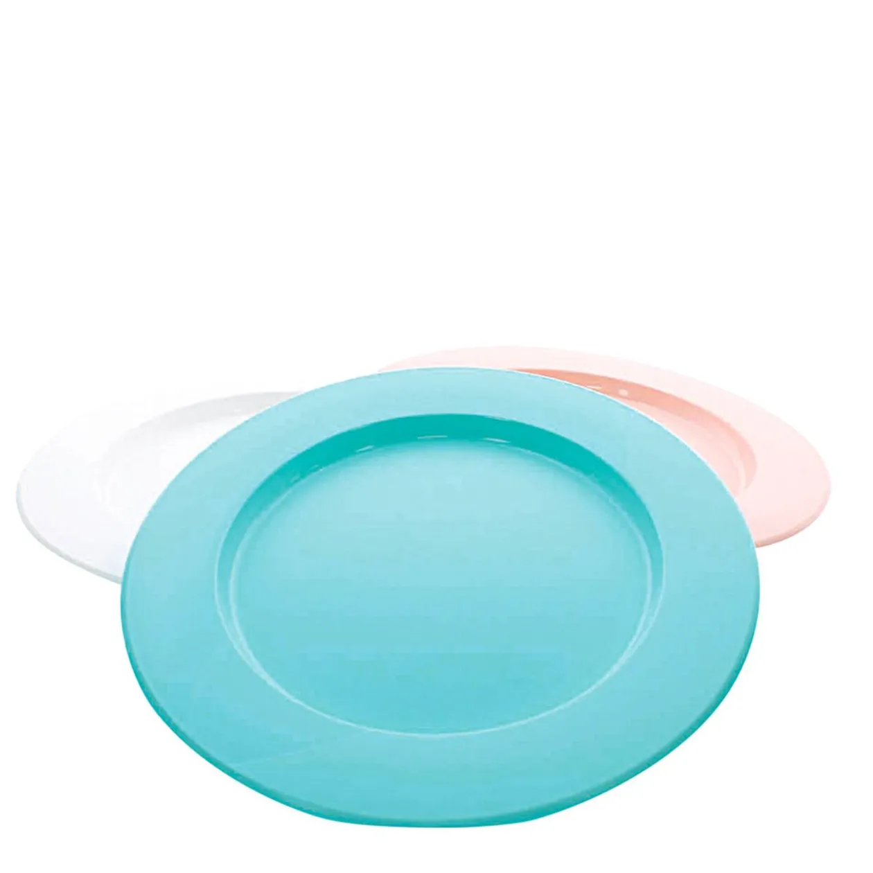 Assiette plastique coloré Ø 24 cm