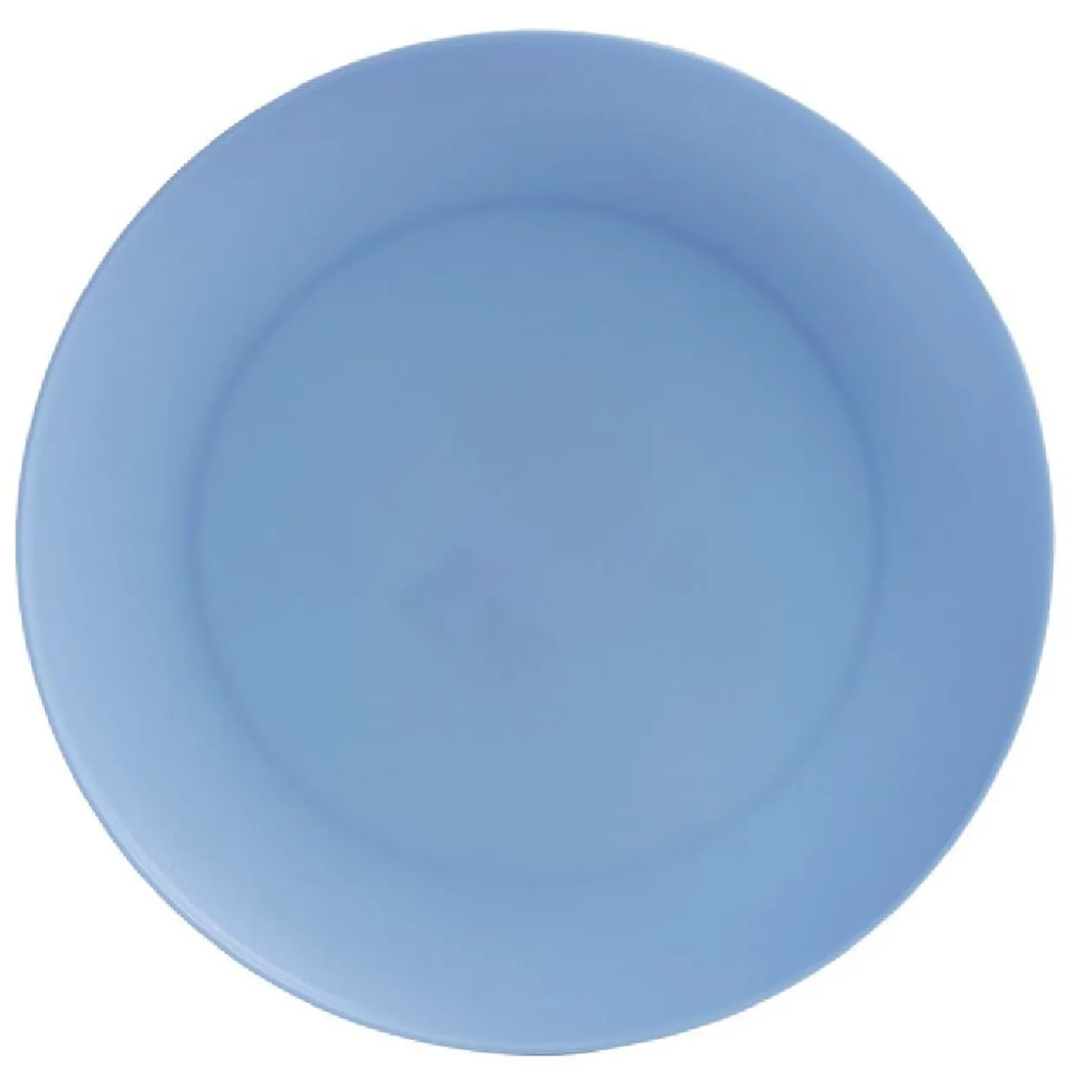Assiette plastique réutilisable uni Ø23,5xH2cm