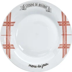 Assiette plate bistrot