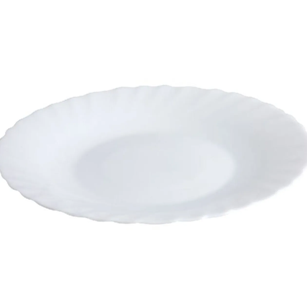 Assiette plate blanche