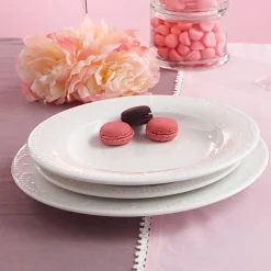 Assiette plate blanche