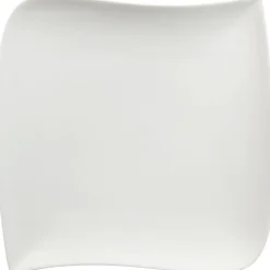 Assiette plate blanche porcelaine