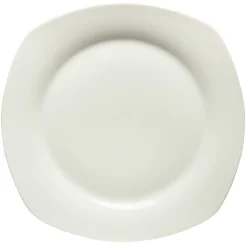 Assiette plate carrée blanc 24cm