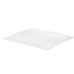 Assiette plate forme losange blanc