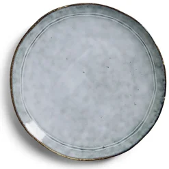 Assiette plate grès cuivré Ø26cm
