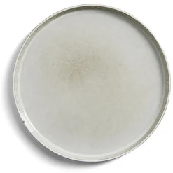 Assiette plate grès gris Ø27,5cm