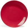 Assiette plate Madrid Ø27cm faïence rouge